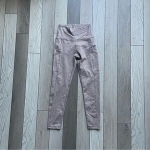 High-Waisted Gray Leggings